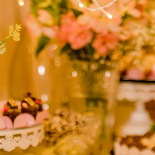 Doces finos em detalhe
